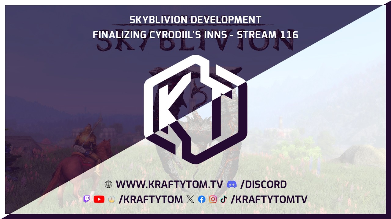 Skyblivion Development - Finalizing Cyrodiil's Inns - Stream 116 - PC