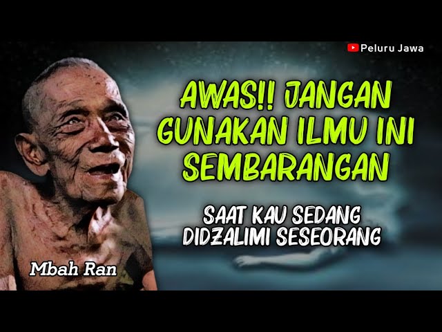 RAPALAN MEMATIKAN SAAT ANDA DIDZOLIMI SESEORANG - MBAH RAN class=