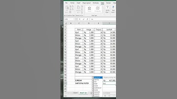 Cara Menghitung Data yang Sudah Difilter