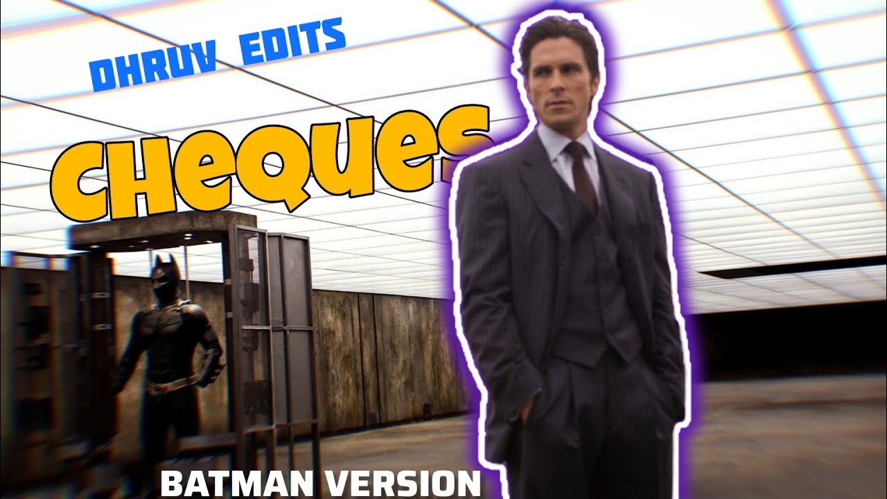 Cheques - Batman | Shubh | Batman version | Dhruv Edits