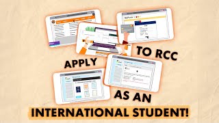 How to apply to RCC as an International Student