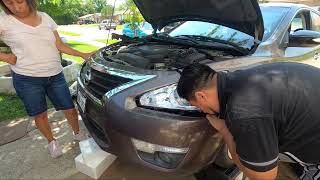 How to change the headlights assembly on a Nissan Altima