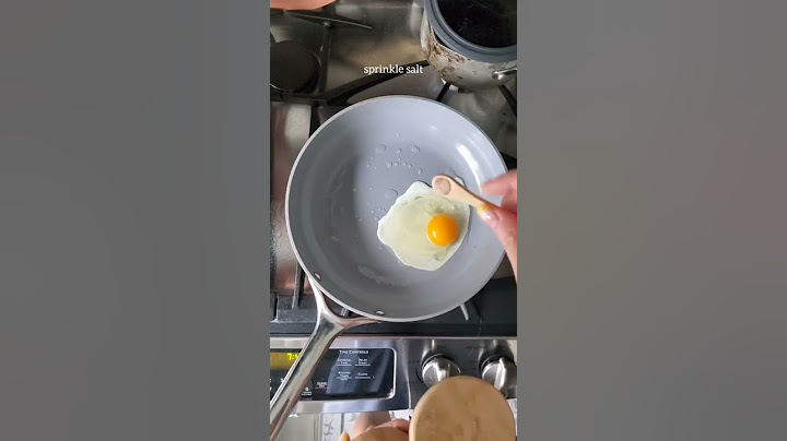 Tutorial: the perfect sunnyside egg