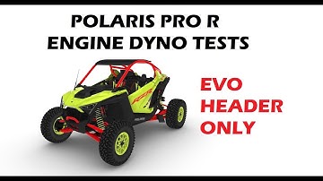 HOW MUCH HORSEPOWER DOES THE PRO R MAKE WITH EVO HEADER ON OUR 902S ENGINE DYNO? See it here!