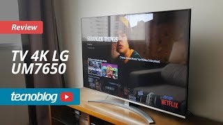 TV 4K LG UM7650 - Review Tecnoblog