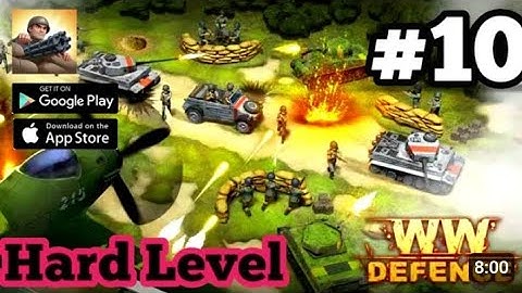 WWII Defense: RTS Army TD game || Android Defense Offline Gamplay || Level 10 ||#games #androidgames