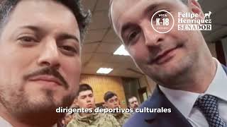 Ellos apoyan a Felipe Henriquez el senador de derecha por Aysén