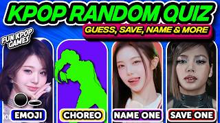 ⭐️ ULTIMATE KPOP RANDOM QUIZ | GUESS THE SONG, SAVE ONE & MORE - FUN KPOP GAMES 2026 screenshot 1