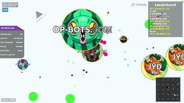 LEGENDARY MOMENT!!! AGAR.IO SERVER TAKEOVER WITH BOTS #5