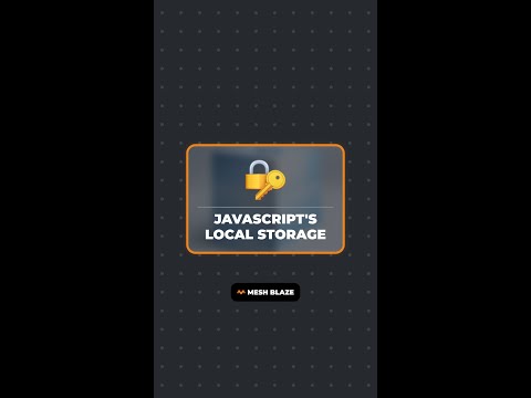 JavaScript's Local Storage