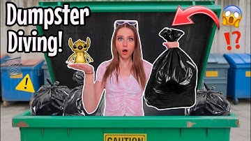 I WENT *DUMPSTER DIVING* AT MYSTERY TOY STORES!!😱🗑️🤢⁉️ (MUST SEE JACKPOT OMG!!🫢) | Rhia Official♡