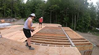 Lakehouse Build - EP17 - Joists and Plywood Complete!