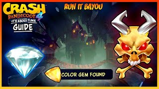 Crash Bandicoot 4: Its About Time - Run It Bayou - N. Sanely Perfect Relic and Gems