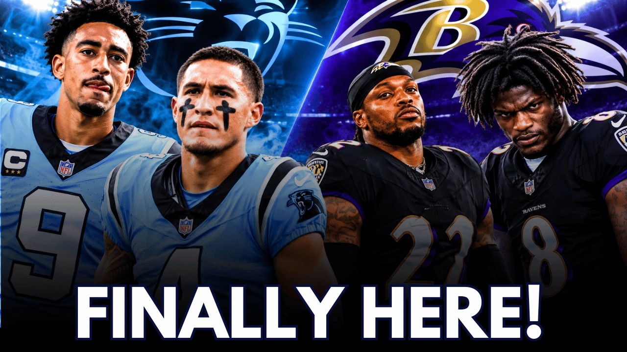 We're about to learn A LOT about the Ravens and Panthers as Week 1 kicks off...