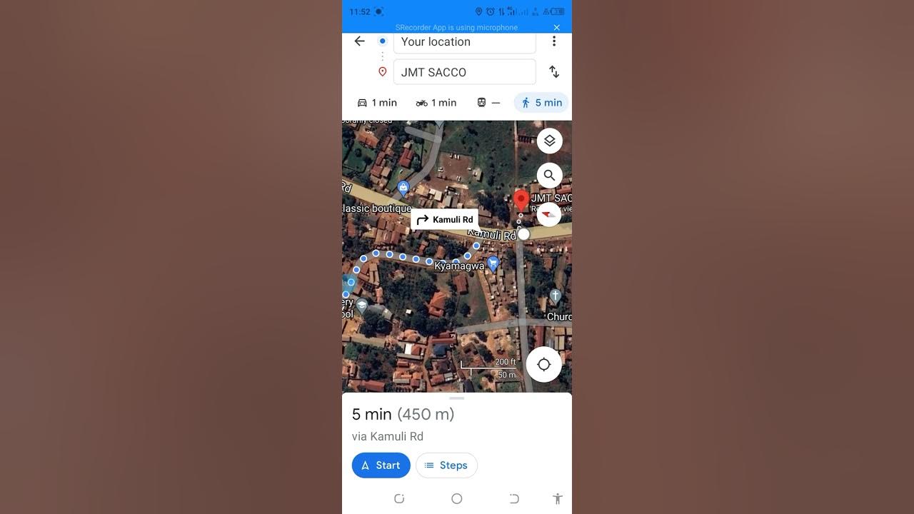 Locating a place on Google maps YouTube