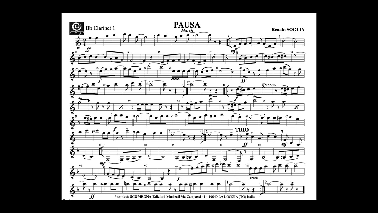 Pausa - Renato Soglia (Marcia)