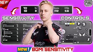 New Update 3.2⚡️Best Sensitivity Code +  Control Settings for BGMI / BGMI Sensitivity Code Today