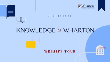 Tour Knowledge at Wharton – The Wharton School’s Online Business Journal