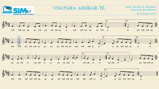 Cifra - Vim para Adorarte, PDF, Jesus