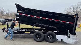This Belmont DLX Dump Trailer Means BUSINESS
