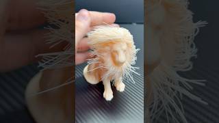 Hairy Lion Printed in 3D #3dprinting