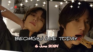 [MULTI SUB] TXT BEOMGYU LIVE 🖤#txt  #beomgyu #soobin #live #범규 #수빈 #ボムギュ #スビン #ff