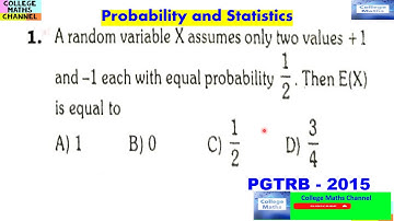 #pgtrbmaths#Question1#probabilityandstatistics#tntrbmaths#ugtrbmaths#TNSETMATHS#TNSETexam#CSIRMATHS