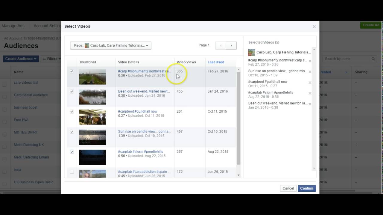 using the Facebook Content Engagement Custom Audiences | Danny Walsh marketing training for employees