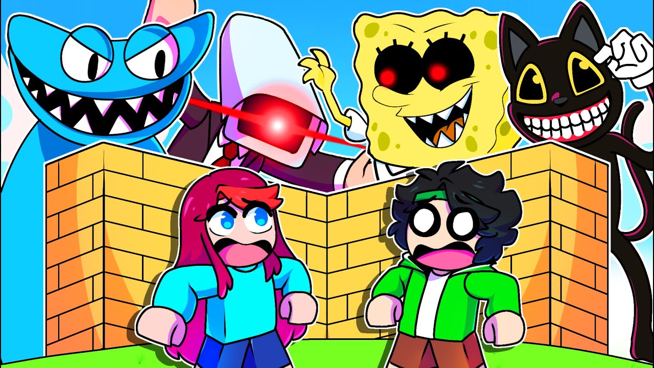 ¡CONSTRUYO para SOBREVIVIR y PROTEGER a MI NOVIA!💥😱