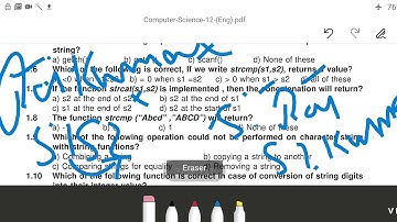 1 marks Questions of string Handling Functions
