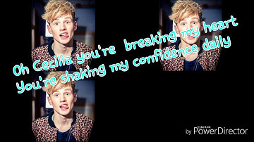 Oh Cecilia-The Vamps Lyric Video