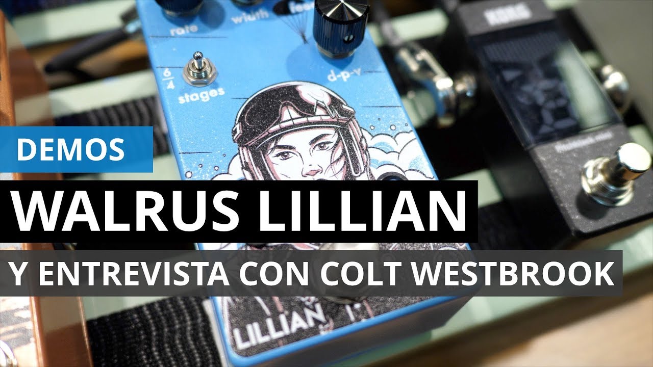 Probamos el phaser analógico Lillian y hablamos con el director de