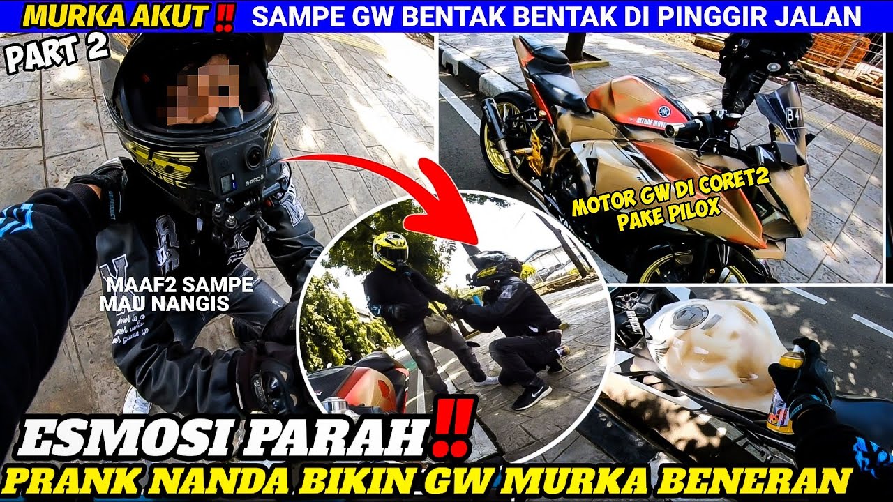 ESMOSI❗GW NGGAK TRIMA KALO CARA NGERJAIN NANDA BEGINI || MOTOR GW DI CORET CORET