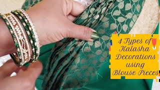 Quick and Easy Varamahalakshmi saree draping & decoration / How to drape saree for varalakshmi pooja