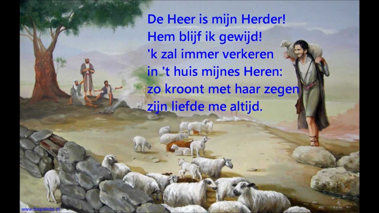 Ongekend De Heer is mijn Herder - Gezang 14 - YouTube WV-76