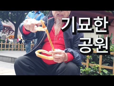 신기한 물건들이 넘쳐나는 중국 공원 / 중국 서민들의 생활 모습 / 충칭시 지아링공원  #중국 #중국여행
