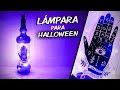 LÁMPARA para HALLOWEEN con BOTELLA de VIDRIO