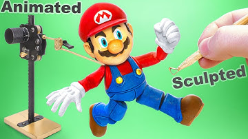 I sculpted Mario and Animated Him in Stop Motion to Play Super Mario World!