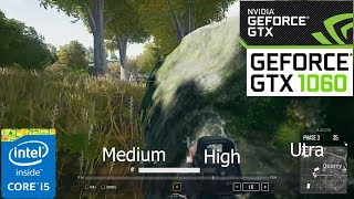 PUBG Texture compare : Very Low, Medium, High, Ultra | Sanhok map | GTX 1060 3gb | patch 4.6.9.1