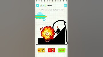 Draw Two Save: Save the man Level 57 | Android Gameplay Walkthrough #Shorts #Draw #Fun Draw 2 Save