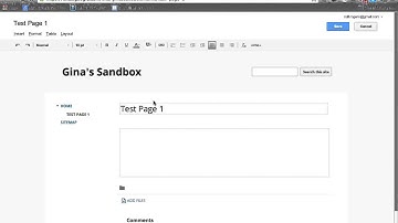 Google Site - Theme Change, Editor, and Adding a Page