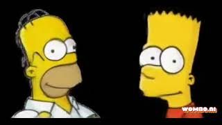 Homer and Bart Simpson sing the "SpongeBob SquarePants Theme Song"