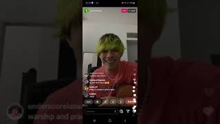 awsten knight ig live CUTTING HIS HAIR (leaking new parx song)