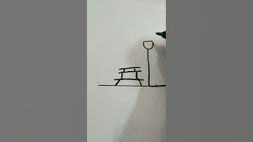 how to draw park 🏞️ kids drawing howtodraw #shorts #viral #drawing