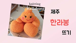 제주 한라봉 만들기/뜨개한라봉/ How to knit a Hallabong