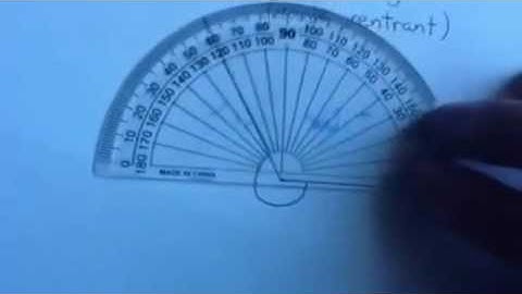 How to Measure a Reflex Angle Using a Protractor ?