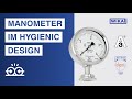 Sichere Druckmessung in der sterilen Verfahrenstechnik | Plattenfedermanometer im Hygienic Design