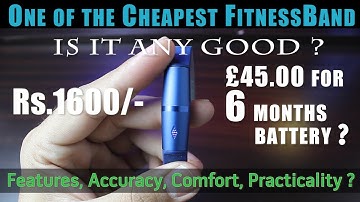 Fossil Q Motion Review - The band with 6 months battery !