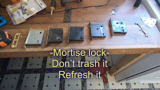 Mortise lock. Don’t trash it, refresh it! #mortiselock #skeletonkey