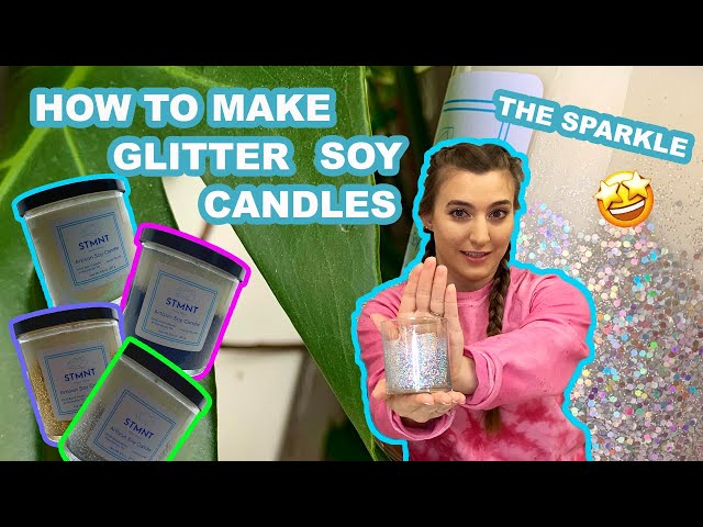 How To Make Glitter Candles at Home in 8 Easy Steps [DIY Tutorial